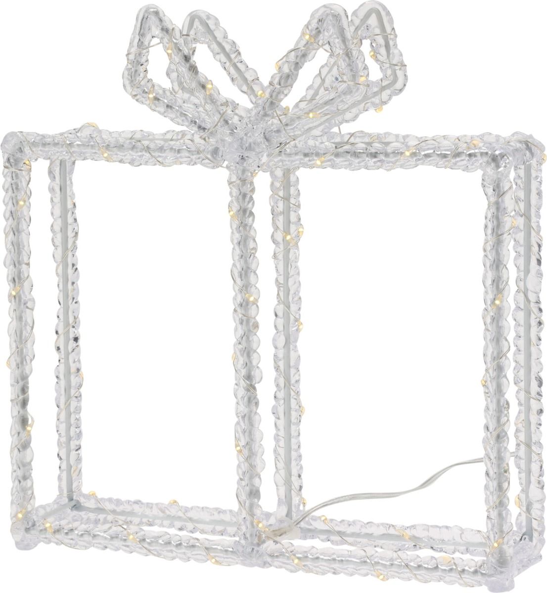 Kerstcadeau LED Verlichting – 24 cm – Warm Wit – 80 LED – Timer – Binnen & Buiten