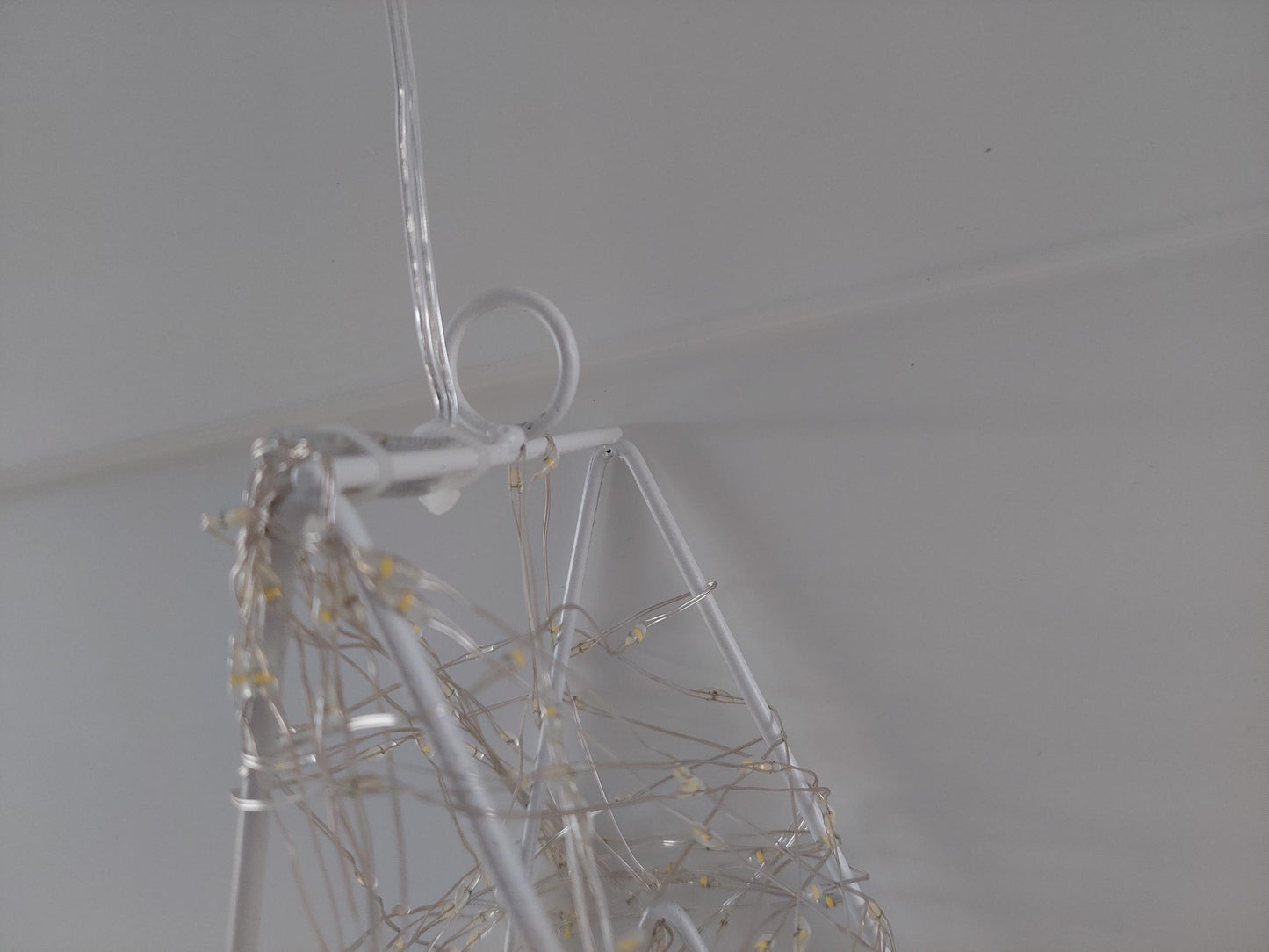 Witte Kerstster - LED – voor binnen en buiten - 38cm