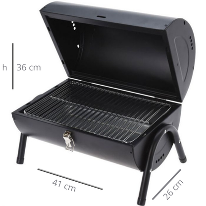 BBQ - tafel model - houtskool - zwart